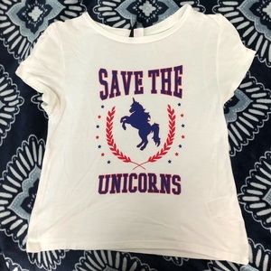 Save the unicorns shirt